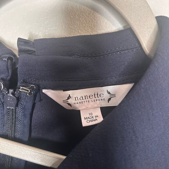 Nanette Lepore Ruffle Peter Pan Collar Dress - Picture 5 of 6